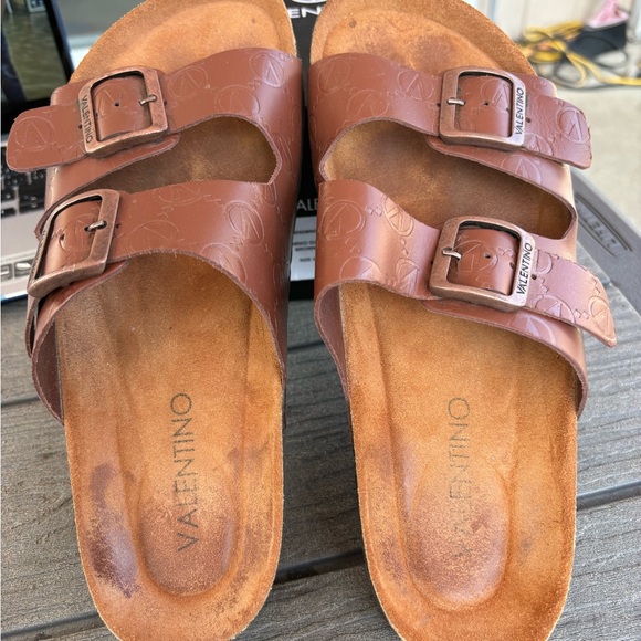 Valentino sandles Birko brown size 9 - Picture 3 of 10